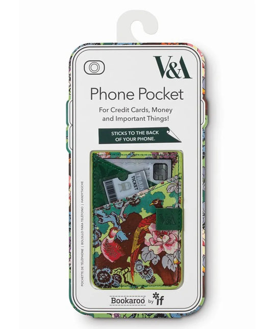 V&A Bookaroo Phone Pocket - Sundour Pheasant