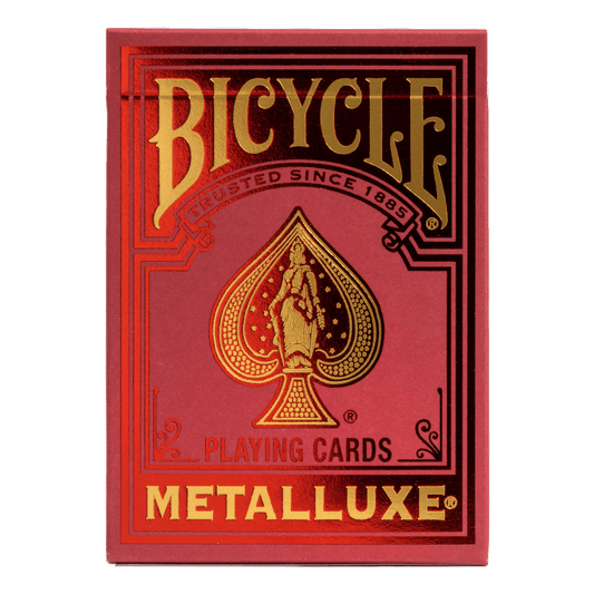 Playing Cards: Bicycle - Metalluxe Red