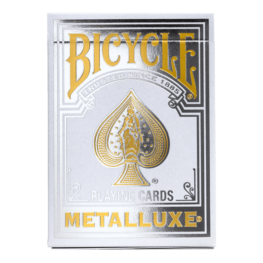 Playing Cards: Bicycle - Metalluxe Silver
