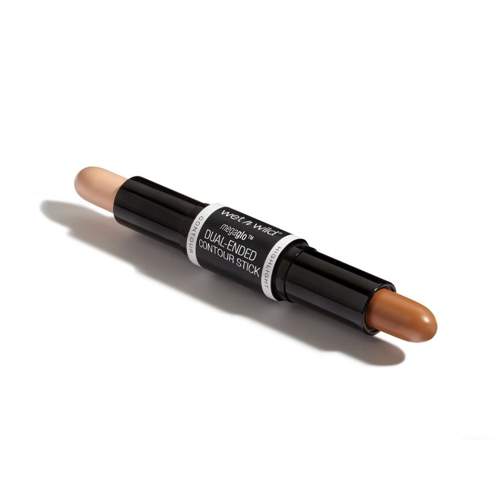 Contour stick with two shades on a white background