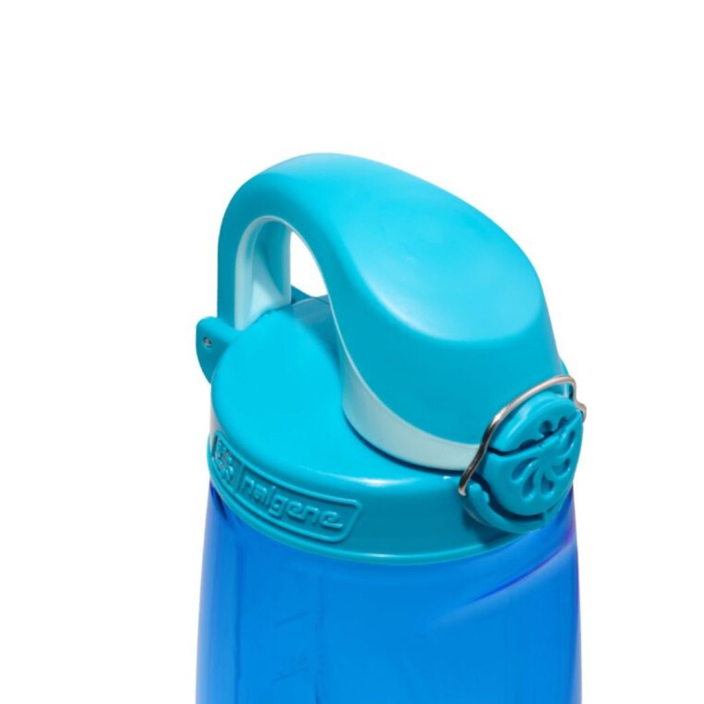 Nalgene Sustain 24oz On-The-Fly Tritan Bottle – Blue Aqua with Blue Aqua Cap