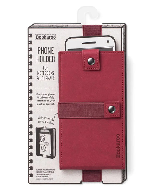 Bookaroo Phone Holder - Dark Red