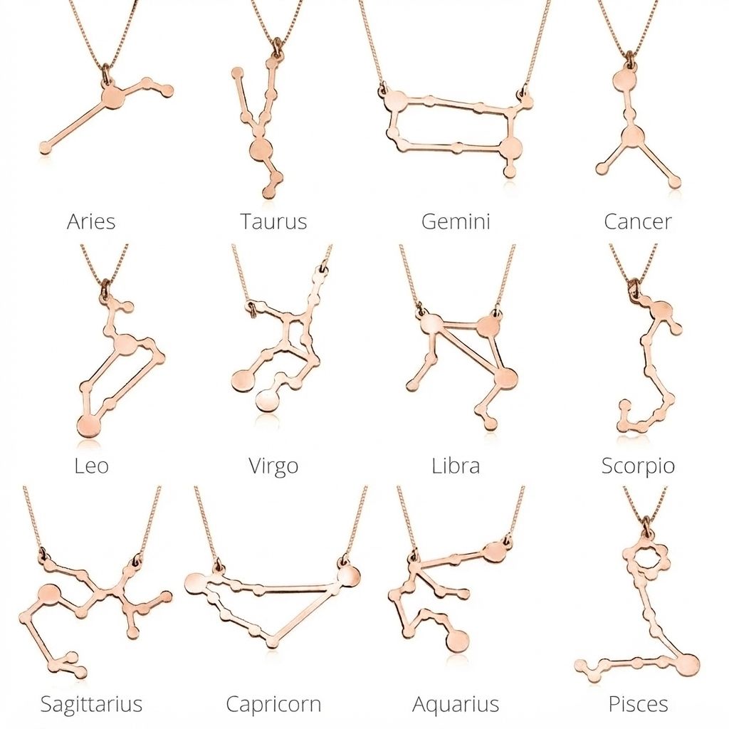 Personalised Cut Out Constellation Necklace