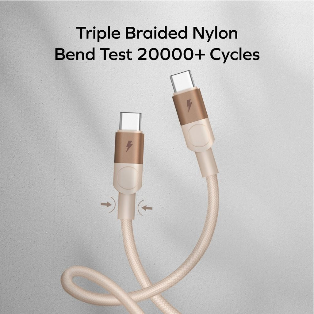 Momax Mag Link 60W USB-C To C & Lightning Magnetic Cable 2M