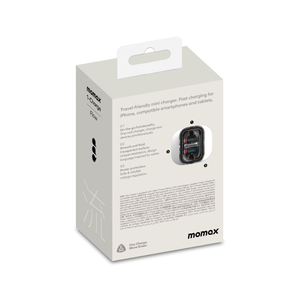 Momax - 2 Ports Wall Charger 35W