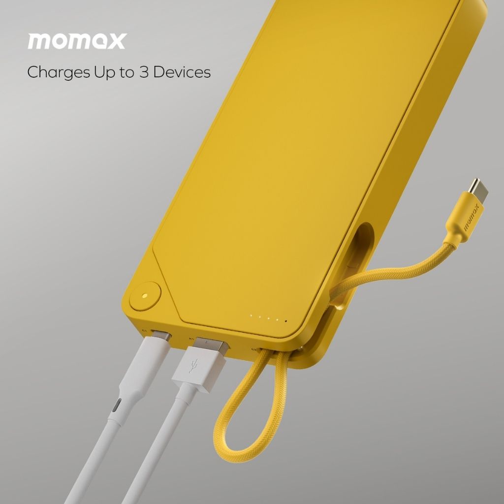 Momax Magnetic Wireless Power Bank 20000mAh with 35W USB-C Fast Charging
