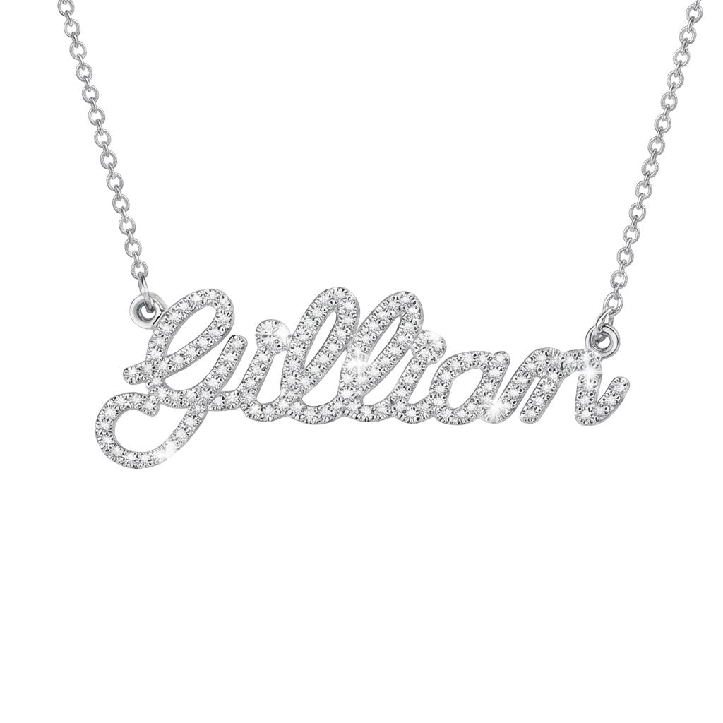 Crystal Name Necklace