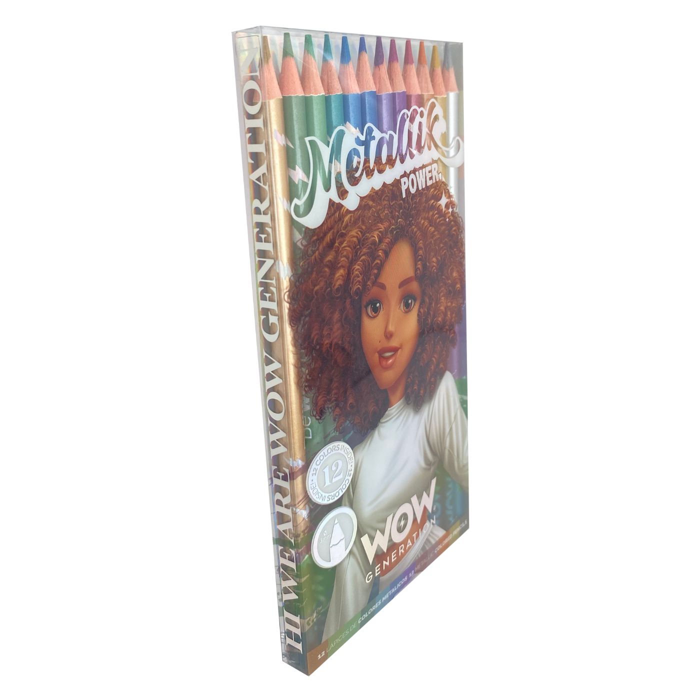 WOW Generation 12 Color Pencils Set - Metallik Power