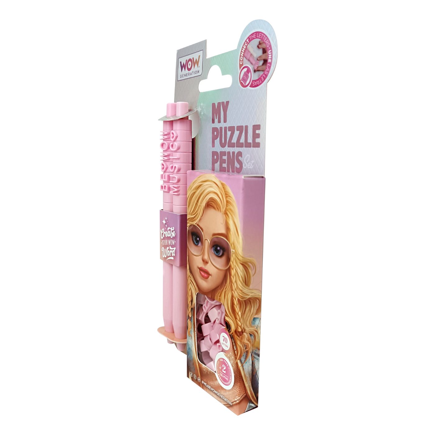 WOW Generation My Puzzle Pens Set - Pink