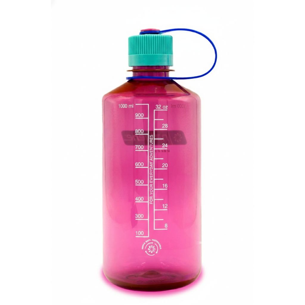 Nalgene 32 oz Narrow mouth Sustain Water Bottle - Electric Magenta