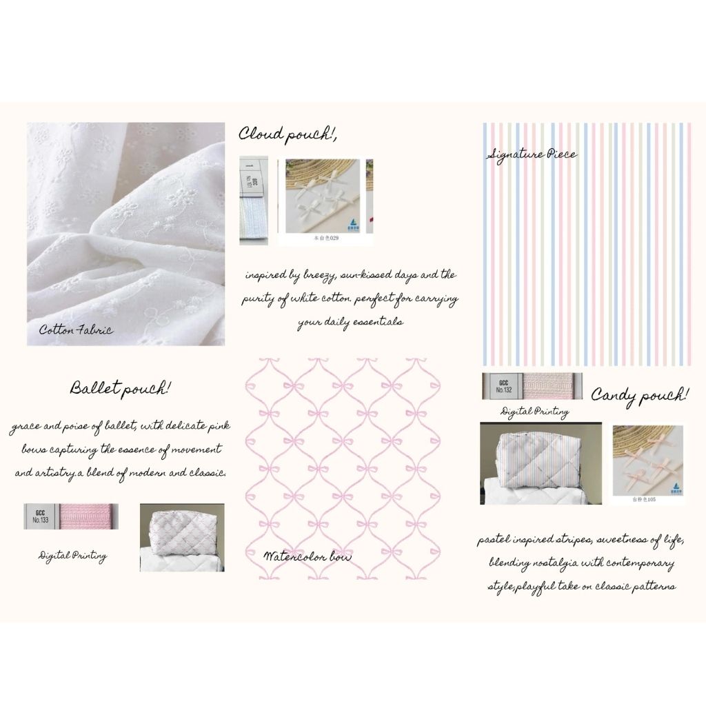 Ballet Pink Bow Pouch