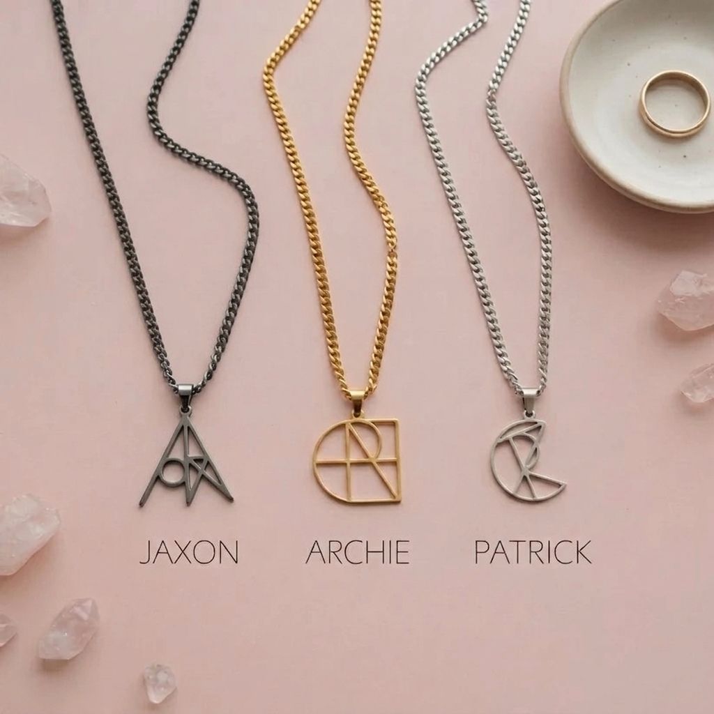Signature Monogram Necklace