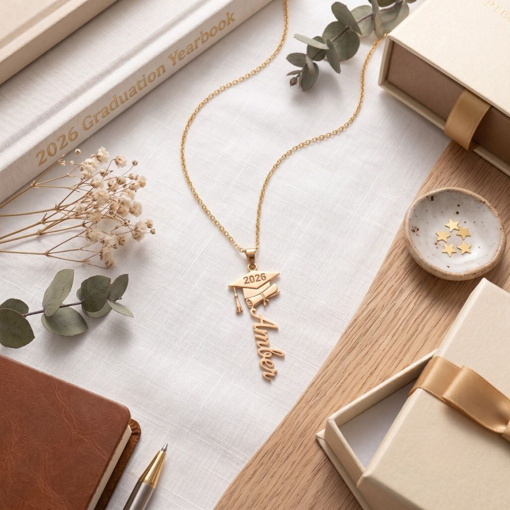 Graduation Name Necklace