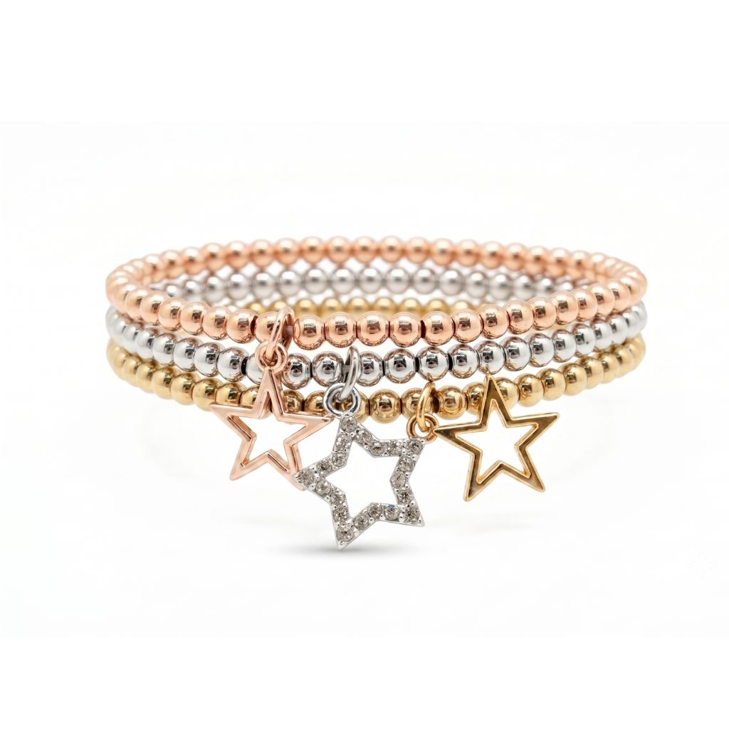 BFF Beaded Charm Bracelet