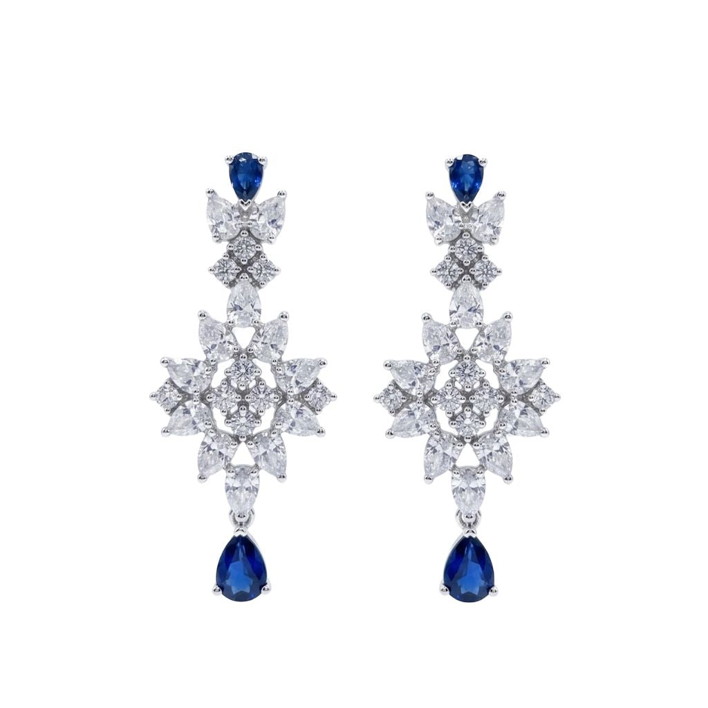 Midnight Royalty Necklace And Earrings Set