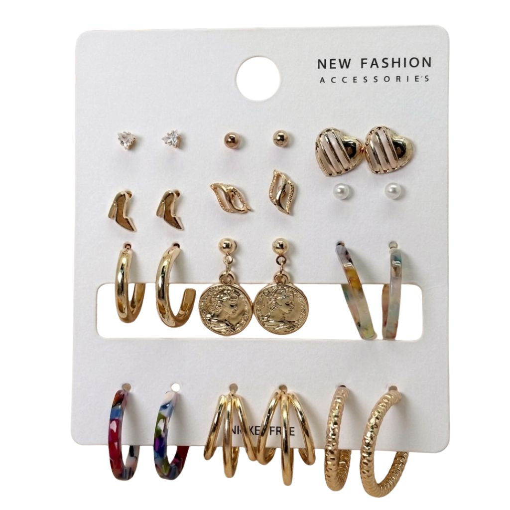 Chic Gold Ear Stack Set