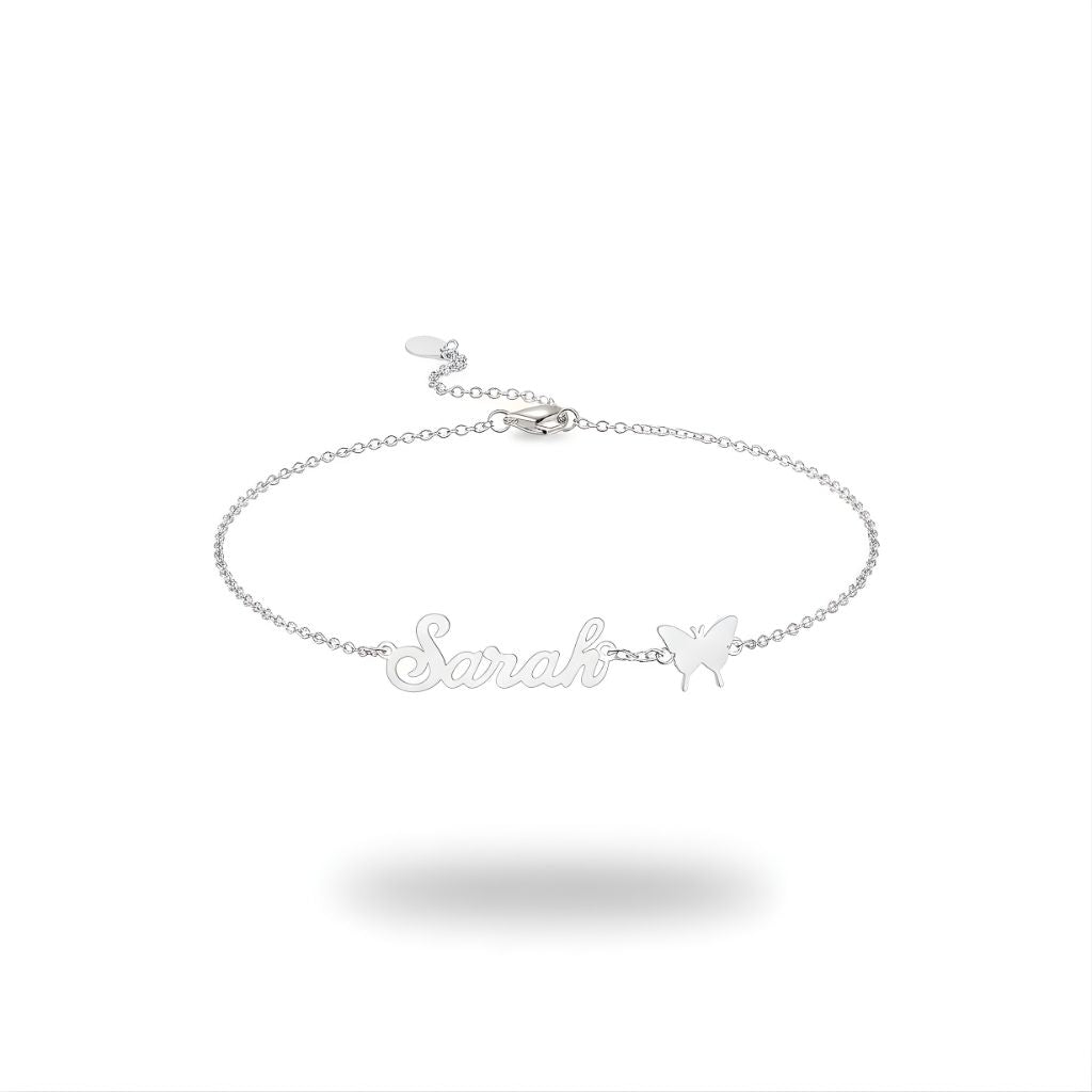 Butterfly Name Bracelet