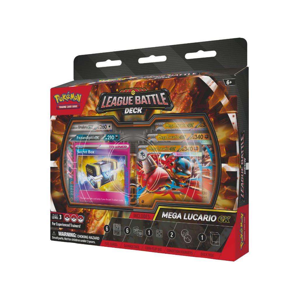 Pokémon TCG: Mega Lucario Ex League Battle Deck 26Q2- May