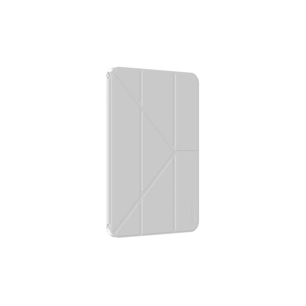 White geometric-patterned notebook on a white background