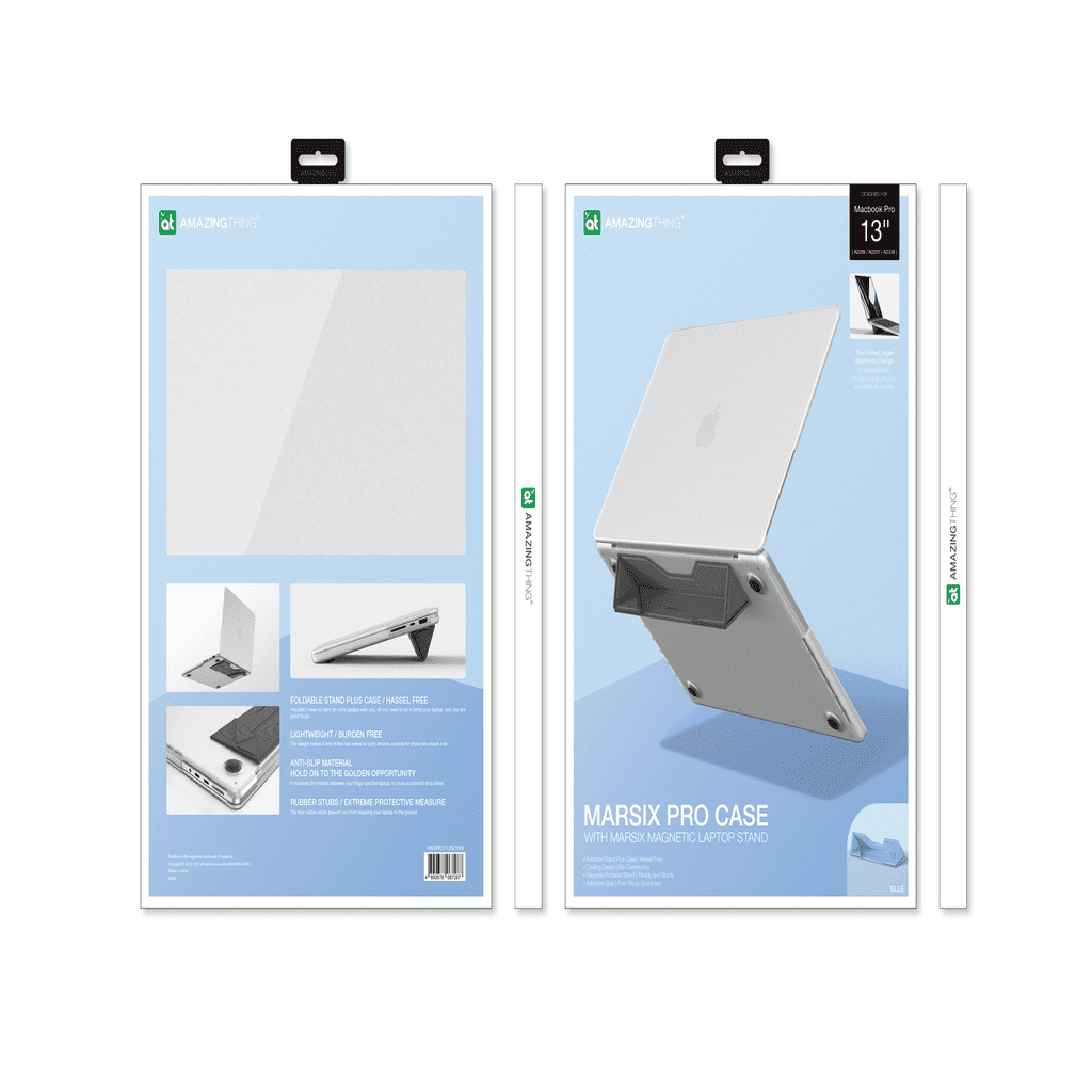 Marsix Pro Case packaging with product images on a white background