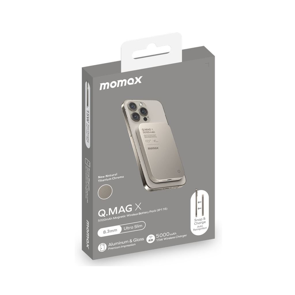 Grey Power bank box with transparent background
