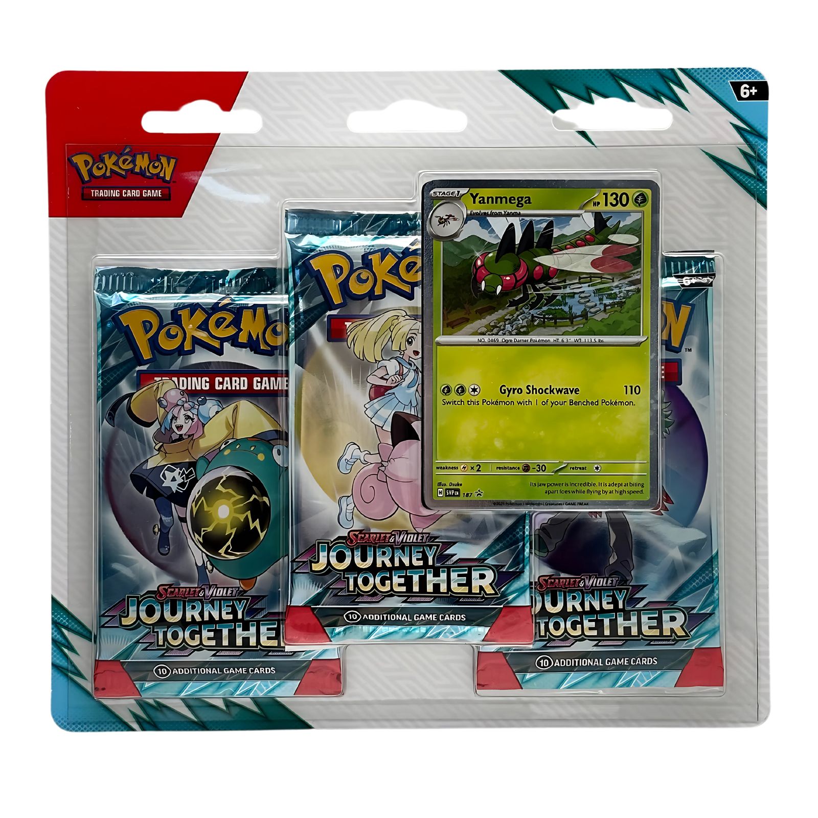 Pokemon Trading Card Game Booster Packs Pokemon TCG Scarlet & Violet Journey Together Blister Pack 3 Booster Packs + Yanmega Promo Pokemon Scarlet Violet Booster Packs Pokemon Trading Card Game Booster Packs Pokemon TCG Scarlet & Violet Journey Together Blister Pack 3 Booster Packs + Yanmega Promo Pokemon Scarlet Violet Booster Packs