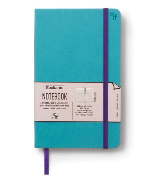 Bookaroo Notebook (A5) Journal - Turquoise