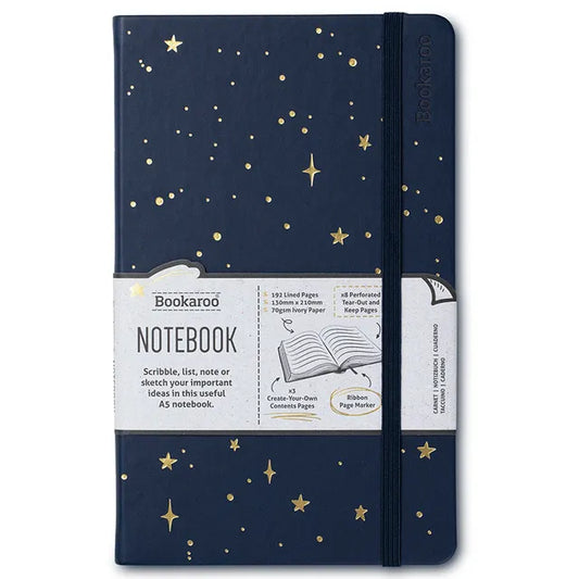 Bookaroo Notebook (A5) Journal - Moon & Stars