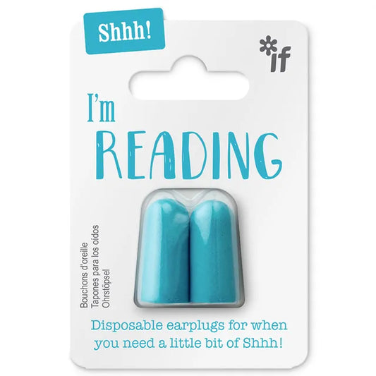Disposable Ear Plugs - I'm Reading