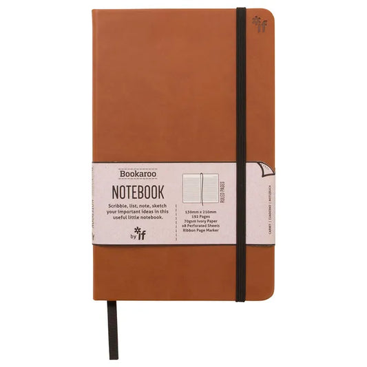Bookaroo Notebook (A5) Journal - Brown