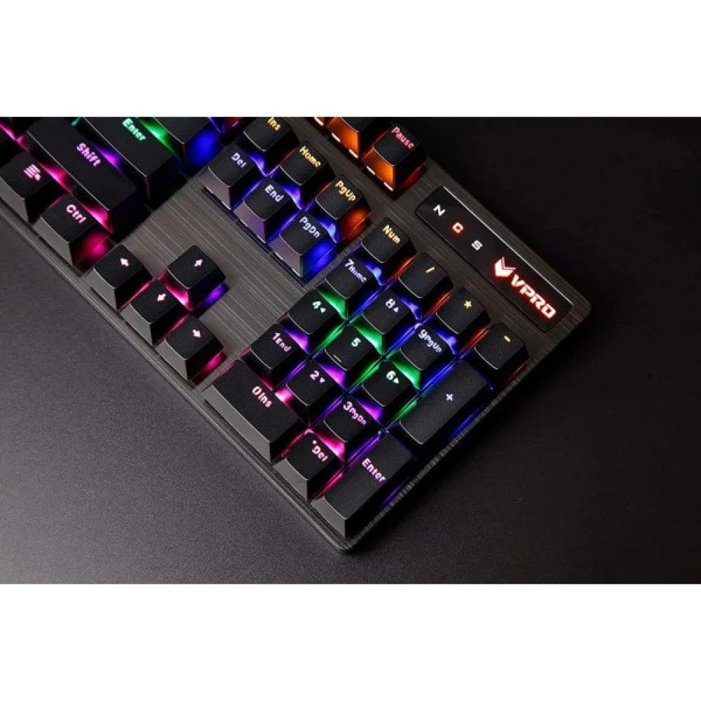 Vpro Gaming Keyboard Wired Mechanical V500RGB - AR
