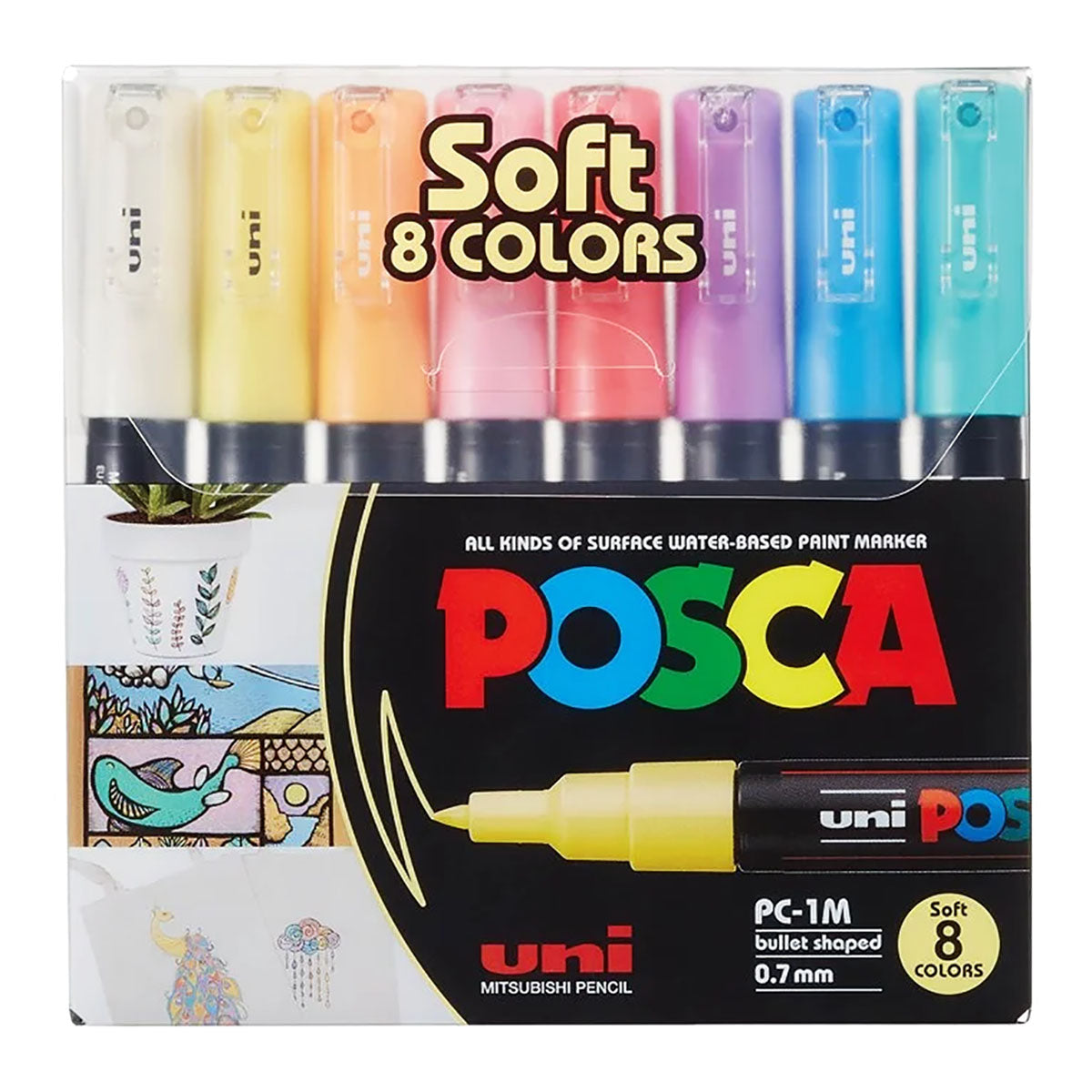 PC-1M Soft Colors (8 Colours)