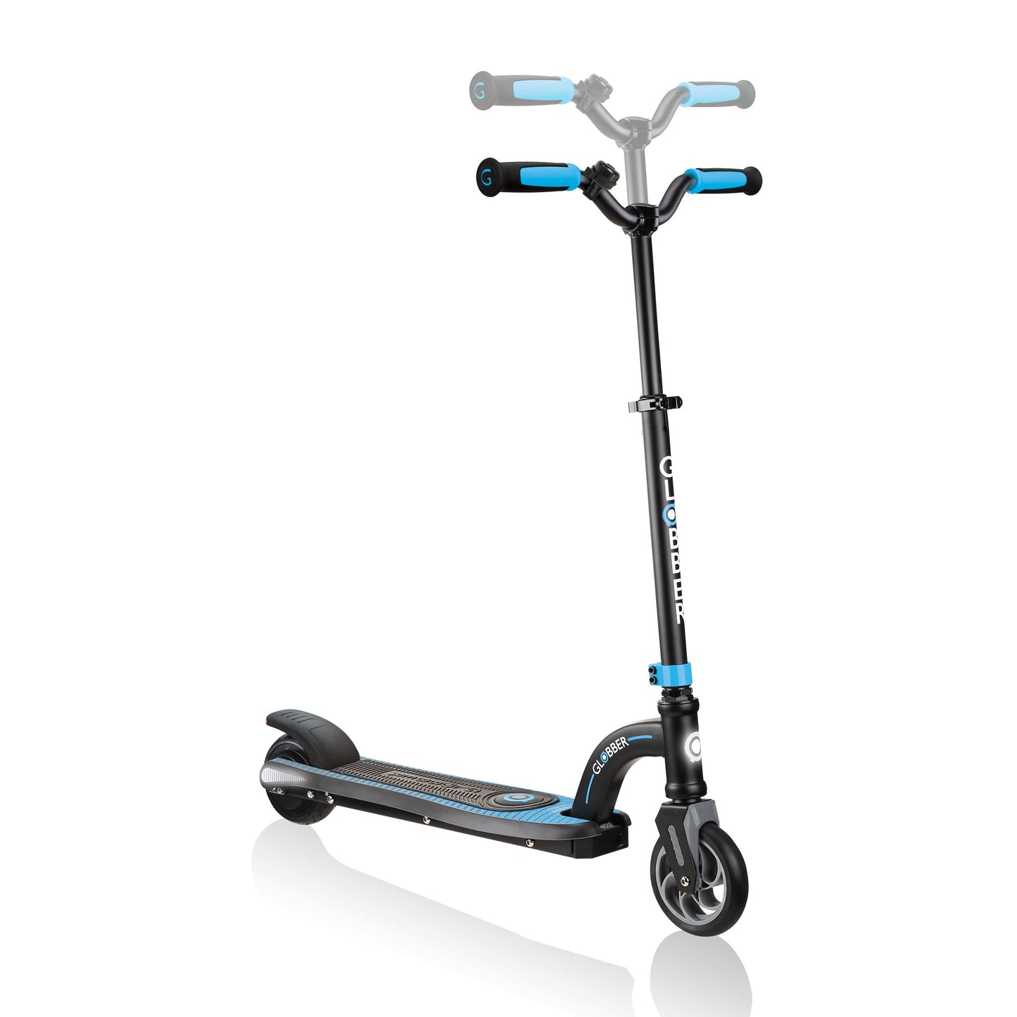 One K E-Motion 10 Electric Scooter: 2-Wheel Electric Scooter for Teens - Sky Blue/Black