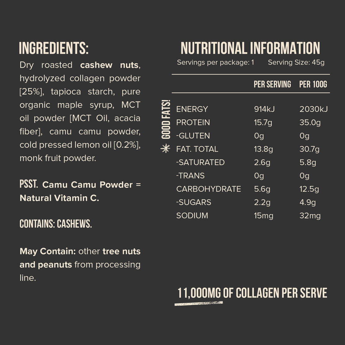 Collagen Lemon Tart Protein Bars (12 Bars)