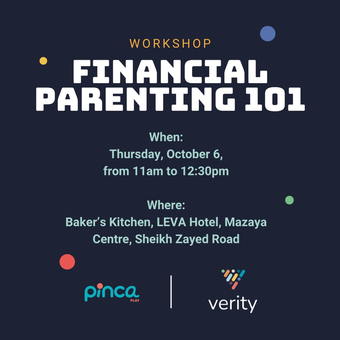 Financial Parenting 101 Workshop