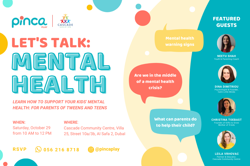 Let's Talk Mental Health: A Seminar for Parents of Tweens & Teens