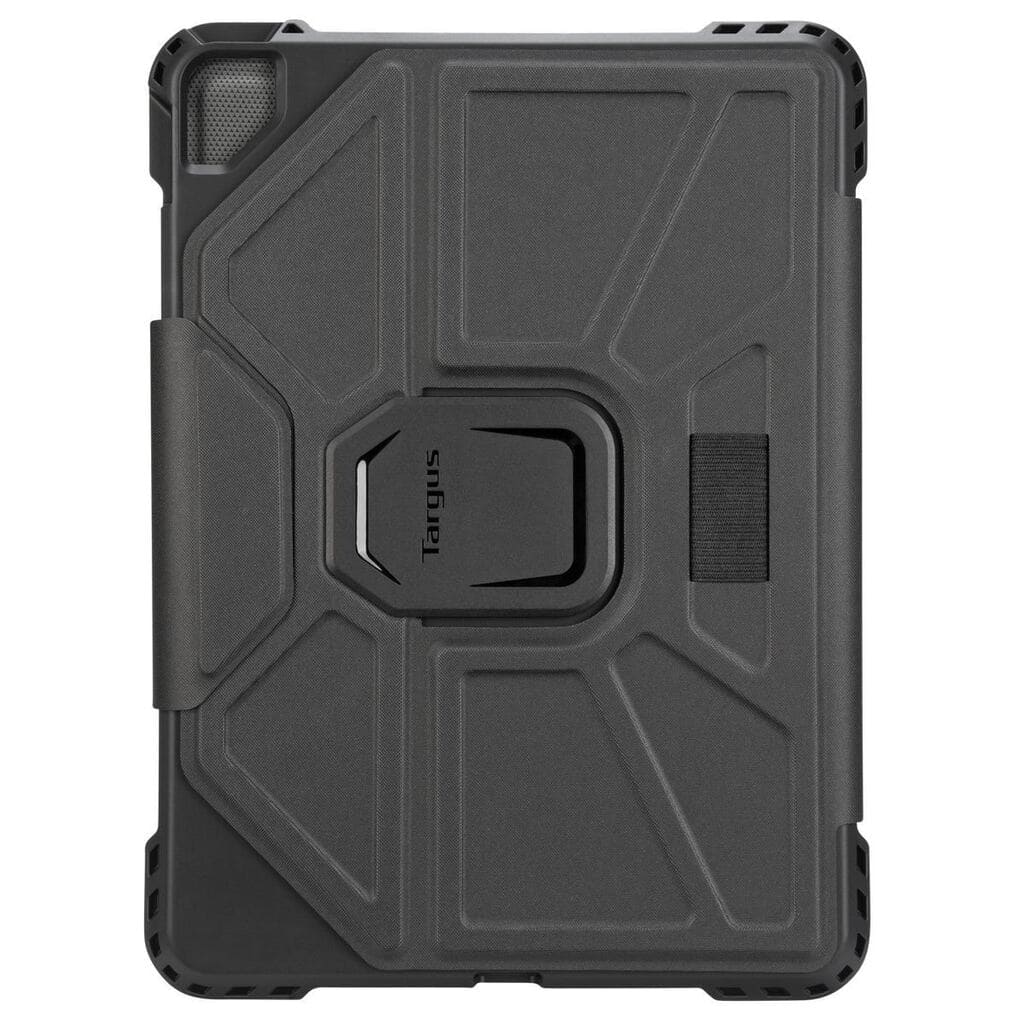 Black rugged tablet case with a visible brand logo on a white background
