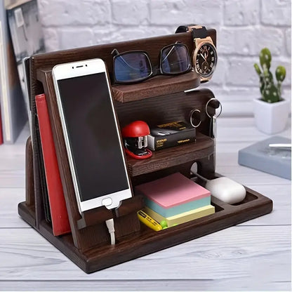 Wooden Phone Docking Station