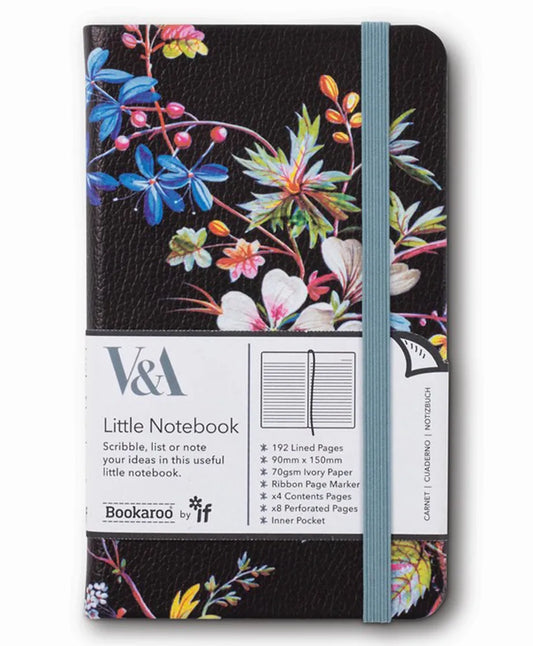 V&A Bookaroo Journal (A6) - Kilburn Black Floral