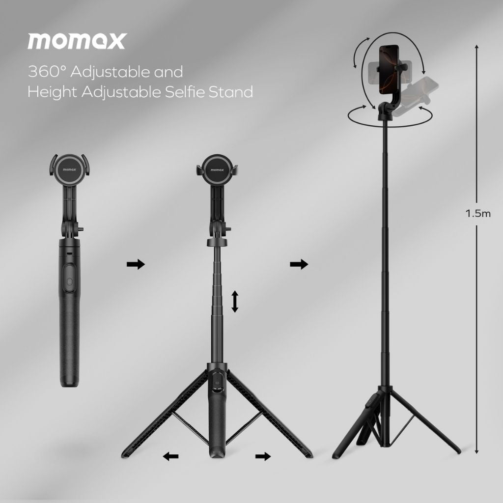 Momax 1-Snap Pole Magnetic Selfie Stick