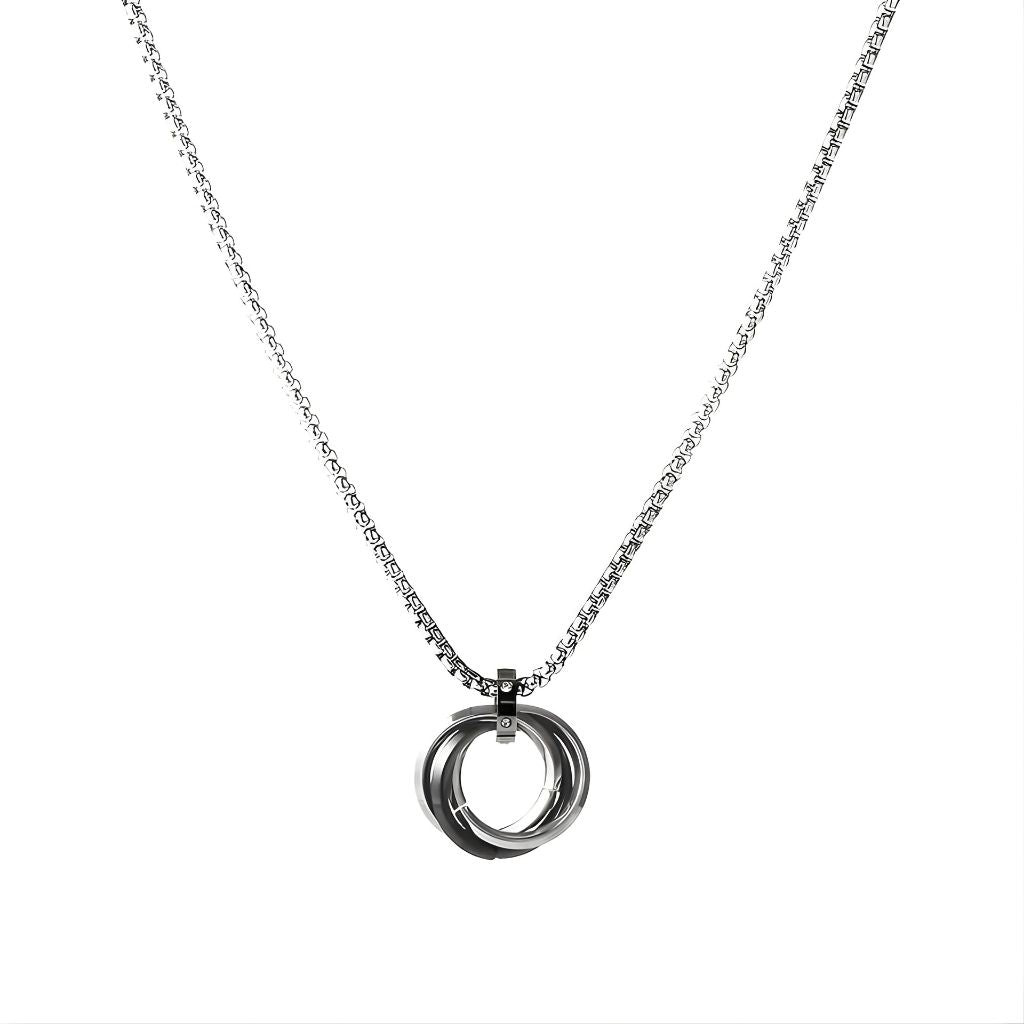 Customised Interlinked Ring Necklace