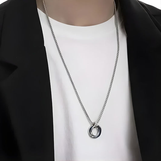 Customised Interlinked Ring Necklace