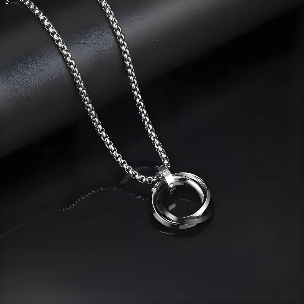 Customised Interlinked Ring Necklace