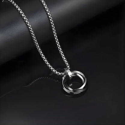 Customised Interlinked Ring Necklace