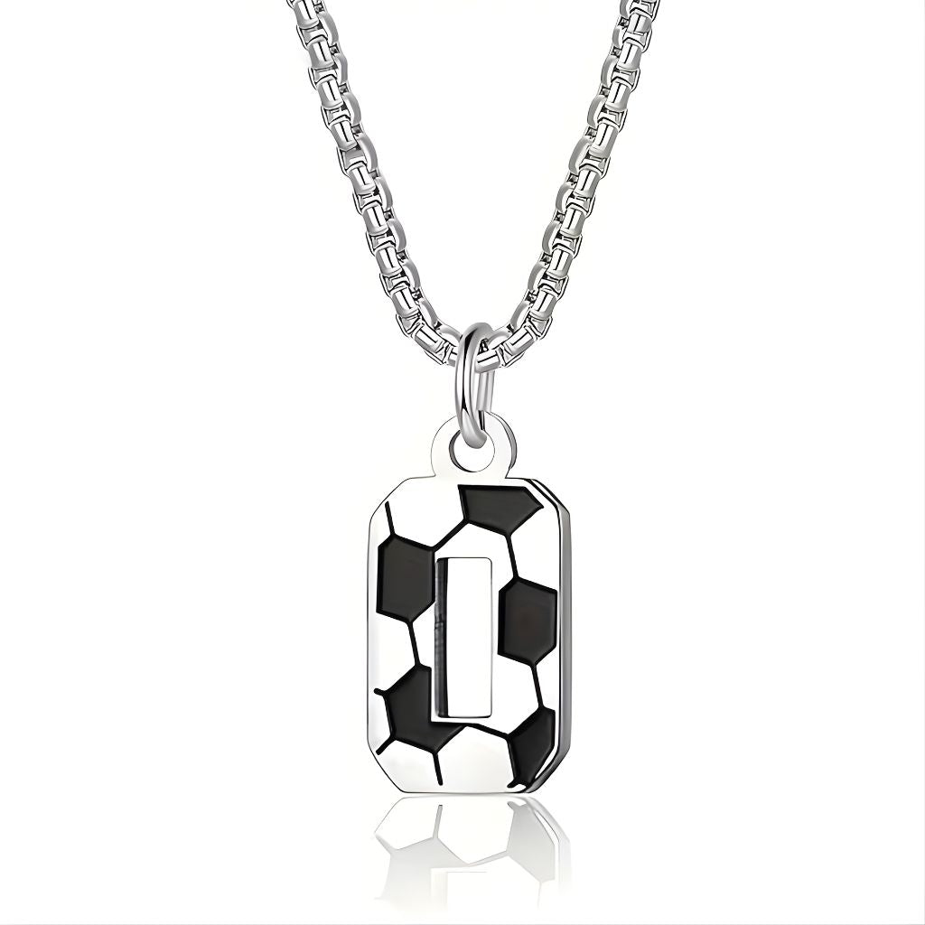 Personalised Soccer Number Pendant Necklace
