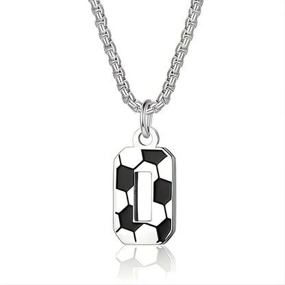 Personalised Soccer Number Pendant Necklace