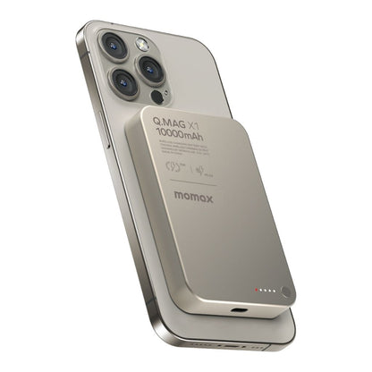 Momax Q.Mag X1 10000 mAh Gen2 15W Magsafe Wireless Power Bank