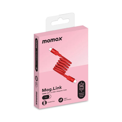 Momax Mag Link 100W USB-C To USB-C Magnetic Cable 1M