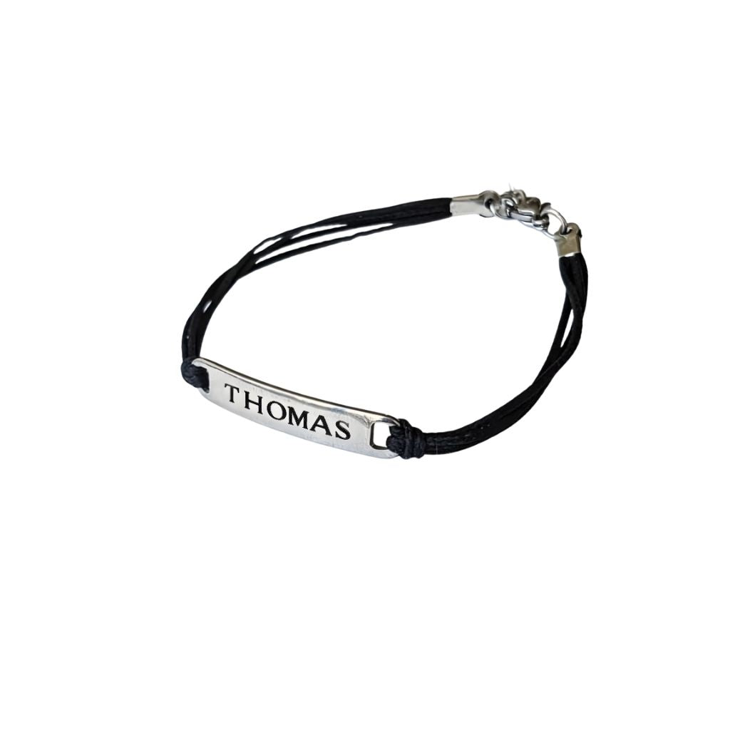 Personalised Name Bracelet For Men