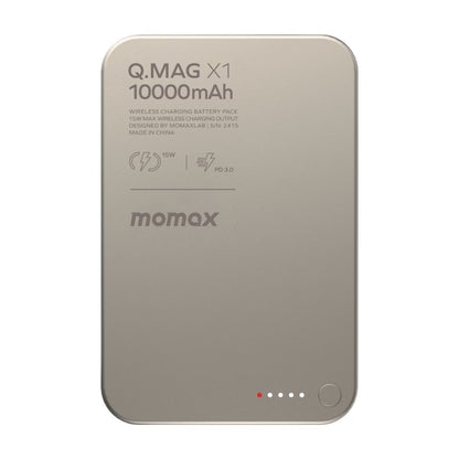 Momax Q.Mag X1 10000 mAh Gen2 15W Magsafe Wireless Power Bank